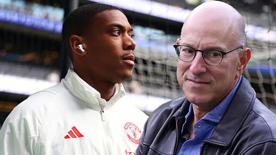 Joel Glazer từng so sánh Anthony Martial với vua bóng đá Pele. ẢNH: MIRROR