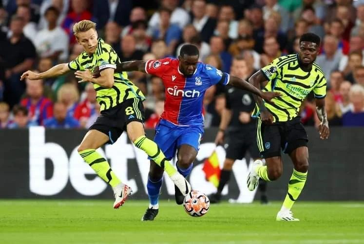 Nếu may mắn hơn thì Crystal Palace đã giữ lại 1 điểm trên sân nhà của mình. Ảnh: Getty