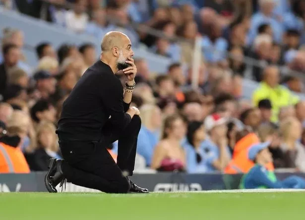 Pep Guardiola sẽ không chỉ đạo Man City trong 2 trận đấu sắp tới. ẢNH: GETTY
