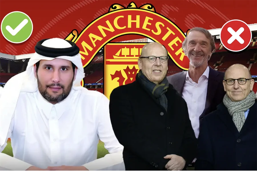 Cuộc đua mua MU được truyền thông Anh cho rằng sắp đi đến hồi kết. ẢNH: SUN SPORTS