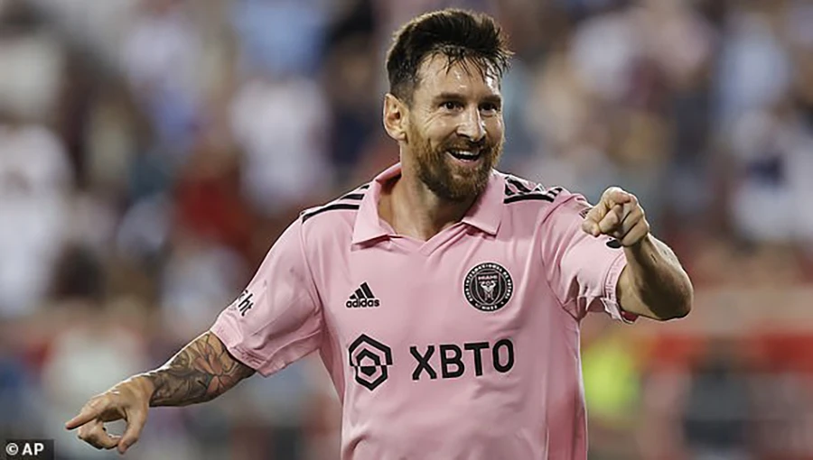 Messi tỏa sáng trong mọi trận đấu của Inter Miami. ẢNH: AP