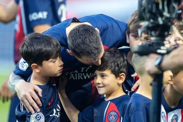 Messi và các con thời còn chơi cho PSG. ẢNH: GETTY Messi và các con thời còn chơi cho PSG. ẢNH: GETTY