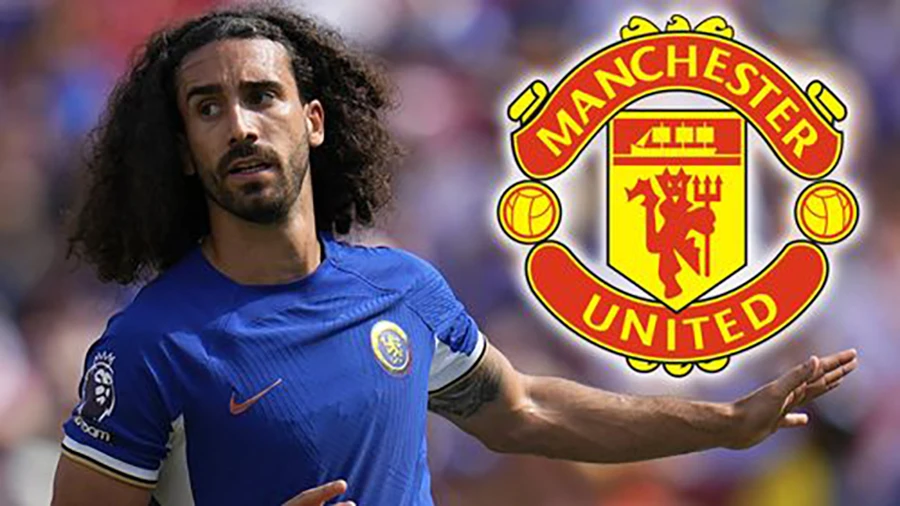 Chelsea muốn 7 triệu bảng Anh mới "nhả" Marc Cucurella cho MU. ẢNH: MIRROR