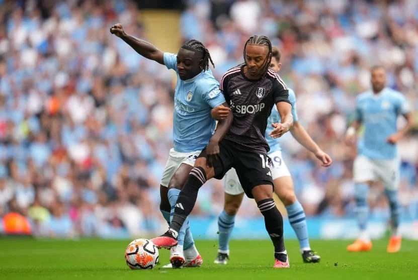 Doku có màn ra mắt tương đối thành công trong màu áo Man City. Ảnh: Getty