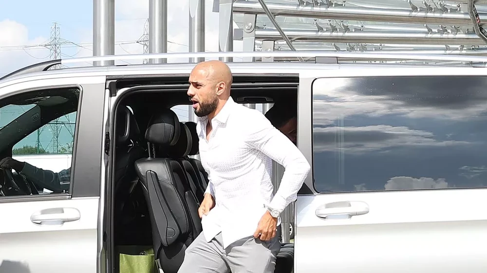 Sofyan Amrabat rút lui khỏi đội hình tuyển Morocco vì chấn thương lưng chưa bình phục. ẢNH: GETTY