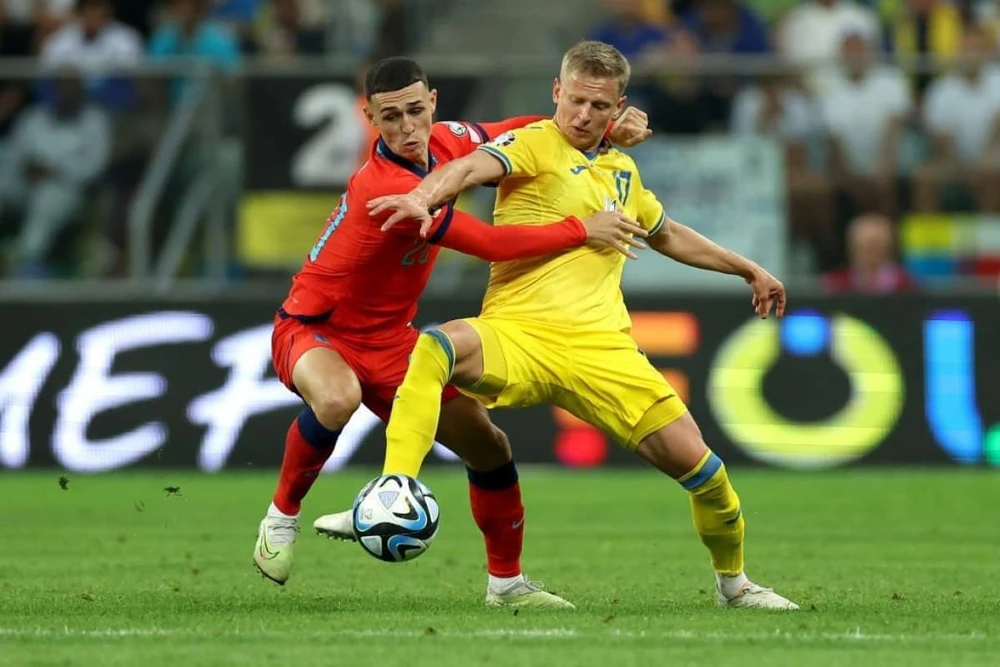 Dù có lực lượng chất lượng nhưng tuyển Anh lại bị Ukraine cầm hòa. Ảnh: Getty