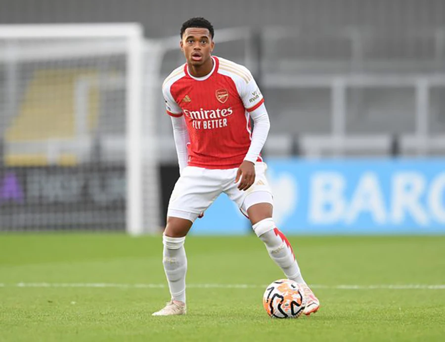 Tài năng trẻ Lino Sousa nằm trong danh sách dự Champions League của Arsenal. ẢNH: GETTY