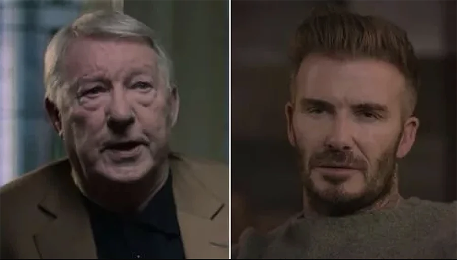 beckham, sir alex ferguson