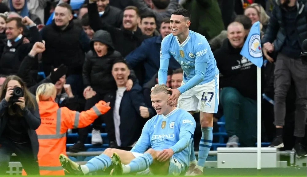 Man City đã sẵn sàng đòi lại ngôi đầu bảng Premier League. Ảnh: Getty
