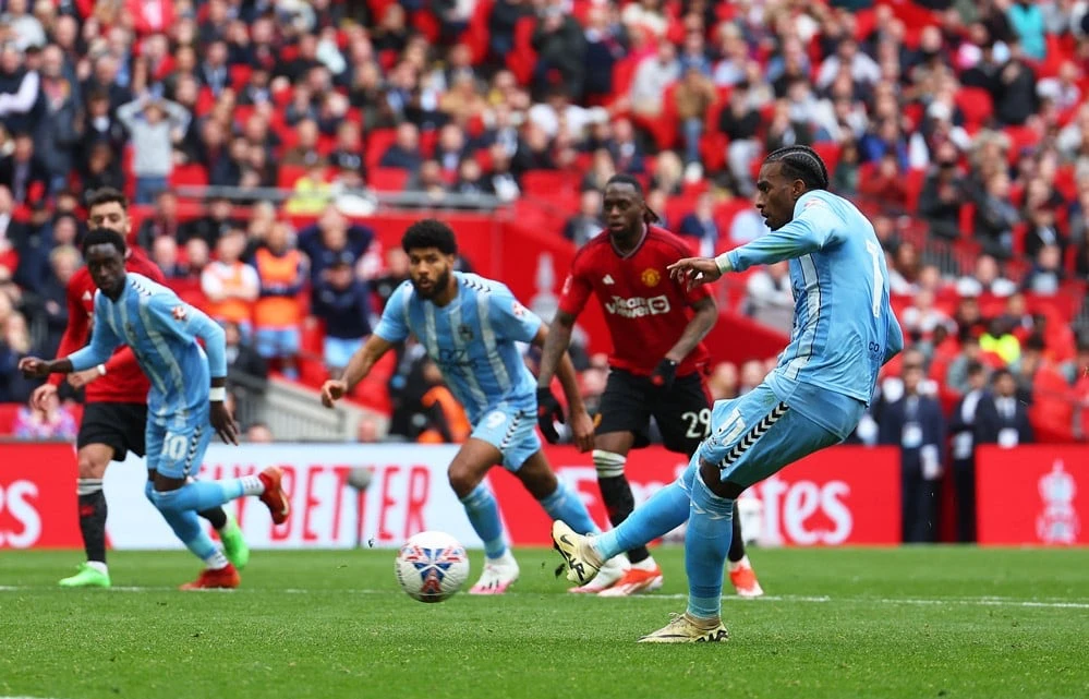 Tường thuật trận MU và Conventry