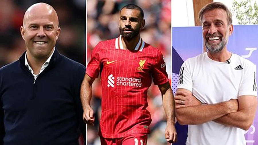 Salah,sự khác biệt giữa Klopp và Slot,KLOPP,SLOT,LIVERPOOL