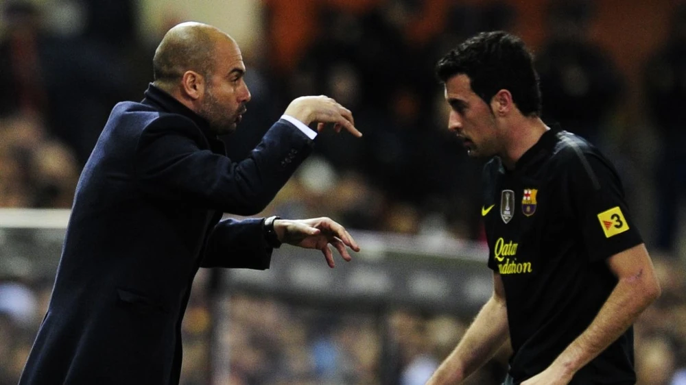 Pep Guardiola tiết lộ Busquets từ chối cơ hội thay thế Rodri,PEP GUARDIOLA,BUSQUETS,RODRI