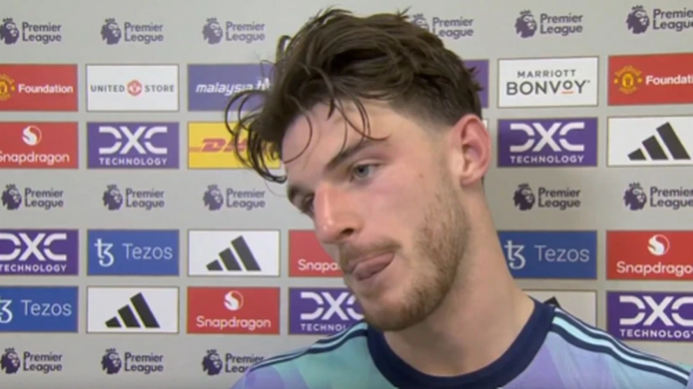 Declan Rice trút giận lên đồng đội,ARSENAL,DECLAN RICE