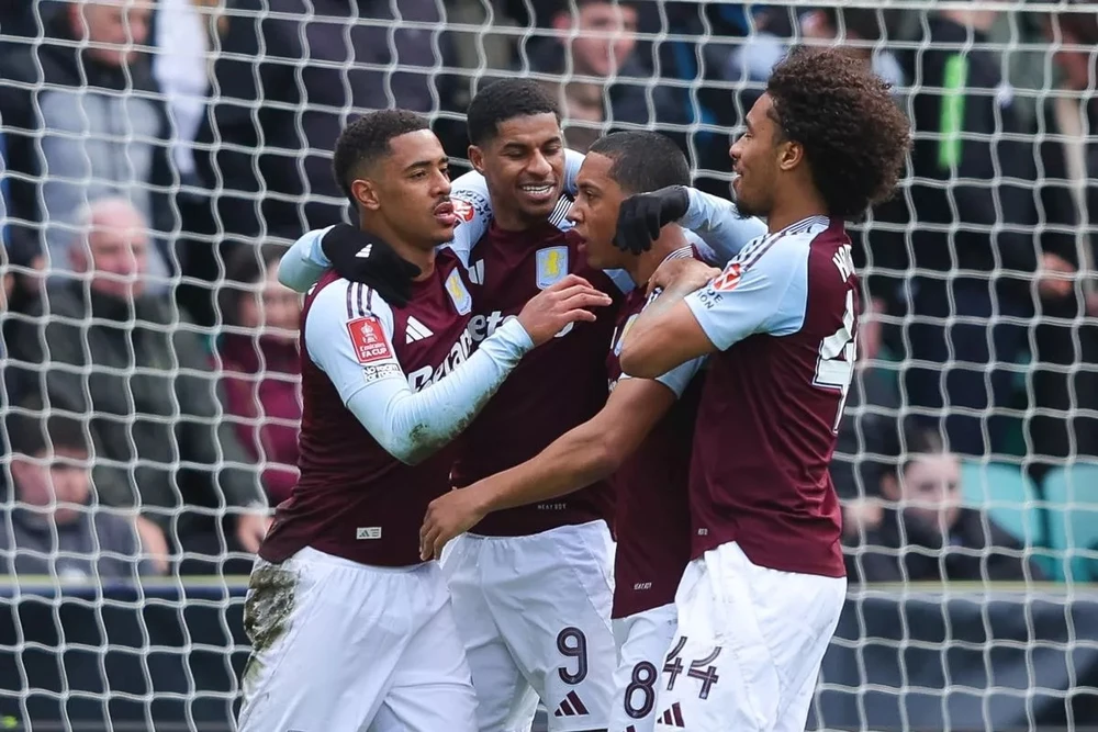 Rashford lập cú đúp,MU,RASHFORD,ASTON VILLA