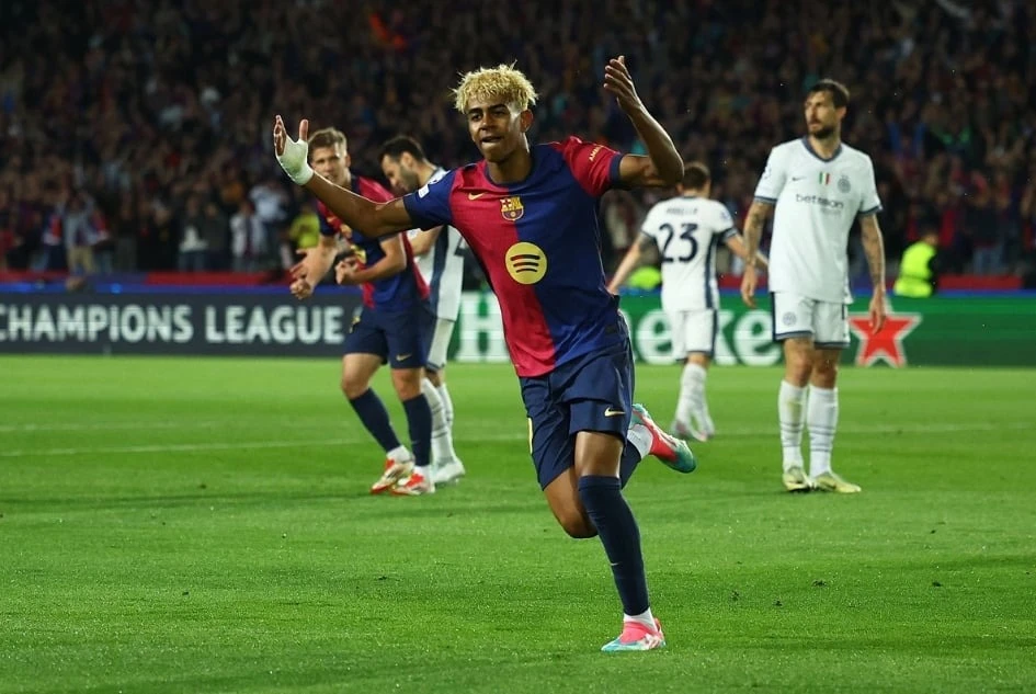 Barcelona hòa may mắn trước Inter Milan,Barcelona,Yamal,Inter Milan