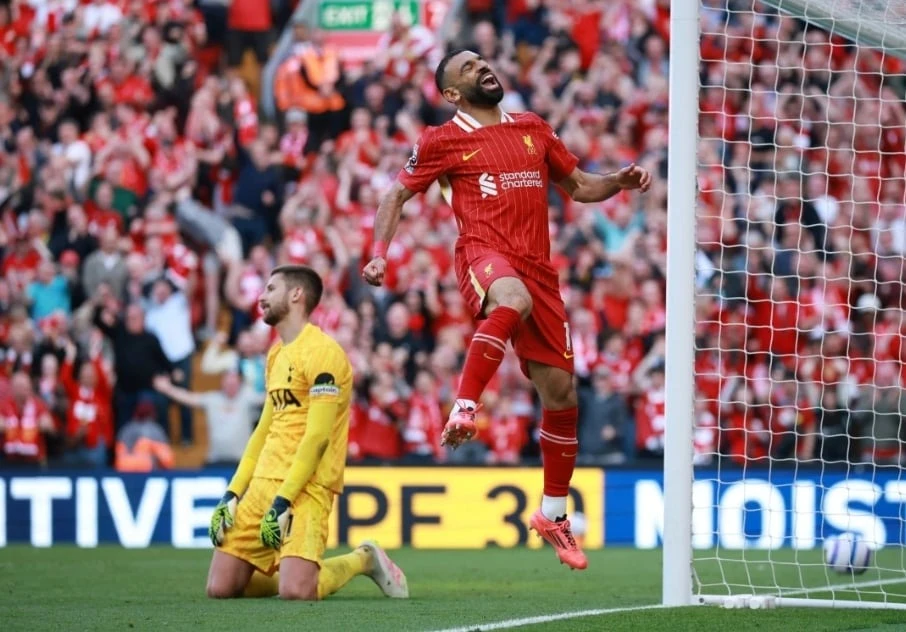 mưa bàn thắng ở Anfield,Liverpool