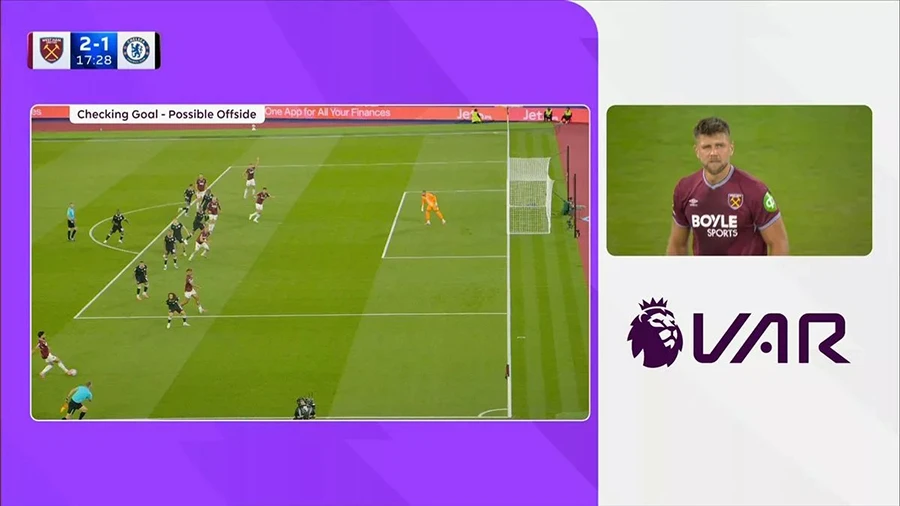 Premier League giải thích bàn thắng gây tranh cãi bị VAR từ chối,VAR,Premier League