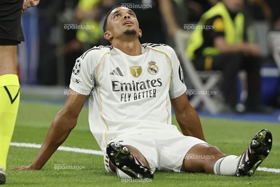 Alexander-Arnold gặp ác mộng ngay phút đầu ra mắt Real Madrid,REAL MADRID,Alexander-Arnold