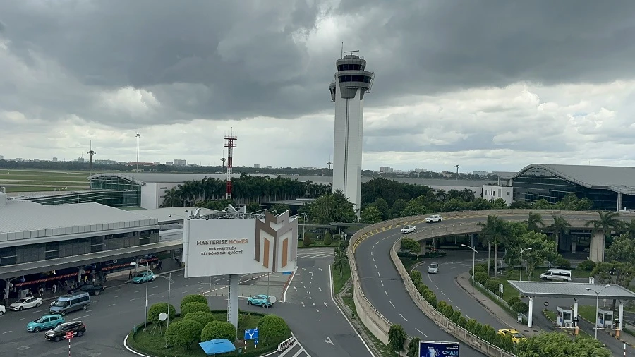 Đài kiểm soát không lưu sân bay Tân Sơn Nhất. Ảnh: P.ĐIỀN