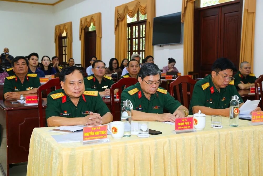 Quân khu 7 tổ chức gặp mặt báo chí cung cấp thông tin chương trình Xuân Chiến sĩ lần thứ 10 năm 2025. Ảnh: P.ĐIỀN