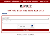 Cách tra cứu điểm thi THPT quốc gia năm 2019 trên PLO