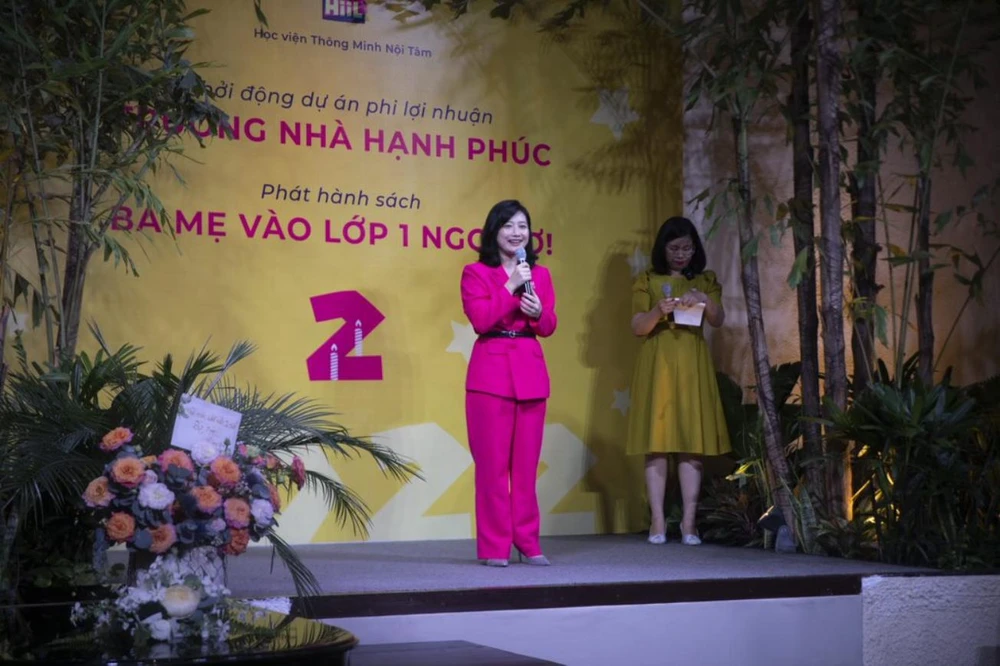 Bà Nguyễn Thuỳ Liên, Giám đốc điều hành Self Hiil phát biểu tại lễ ra mắt dự án. Ảnh: Self Hill