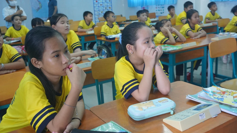 Trường Tiểu học Thạnh An lớp học ảo