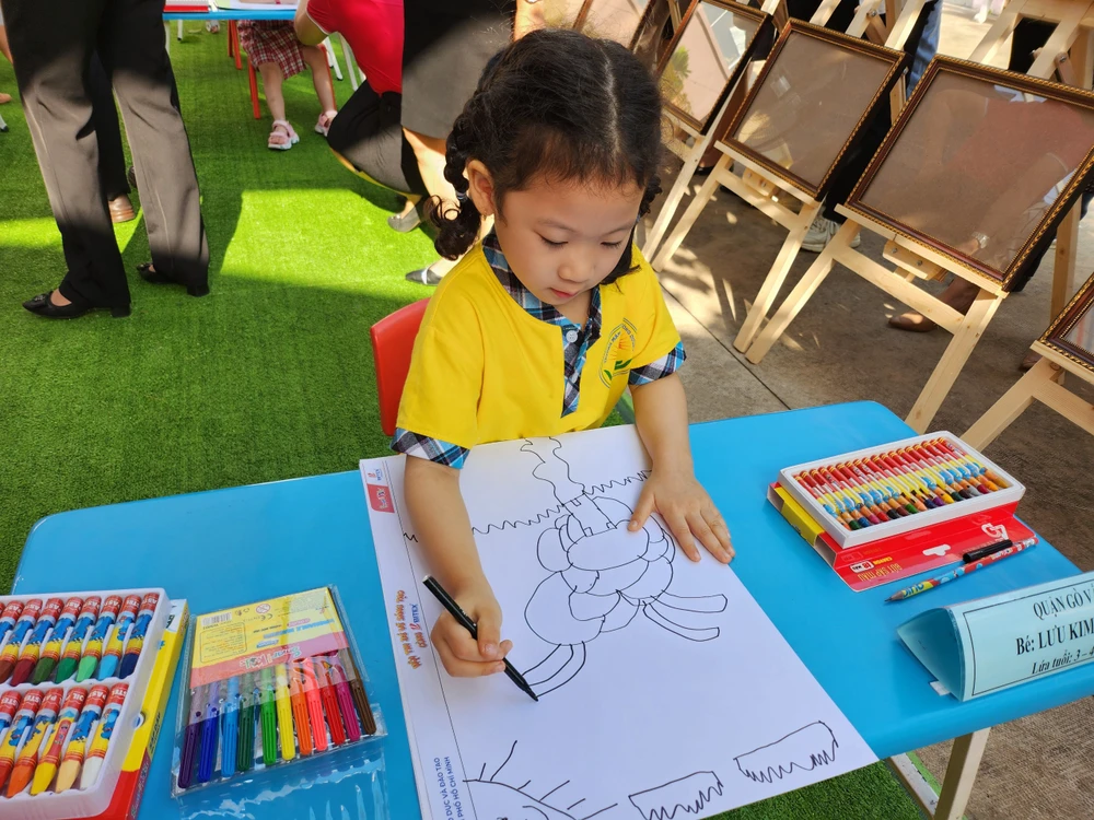 Tham dự hội thi hôm nay, các bé đã trải qua vòng thi tại các quận, huyện. Do đó, các bé đều sẽ có giải.