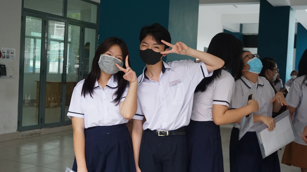 Thí sinh tham dự kỳ thi tuyển sinh vào lớp 10 tại TP.HCM. Ảnh: NGUYỄN QUYÊN