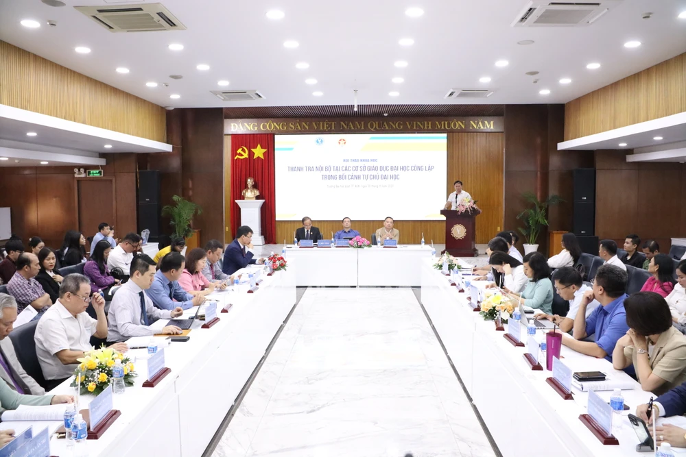 Tăng cường công tác thanh tra nội bộ trong tự chủ đại học