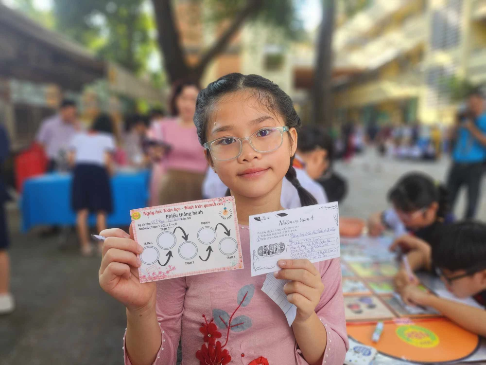 Ngày hội toán học có gì khiến học sinh tiểu học hào hứng đến thế!