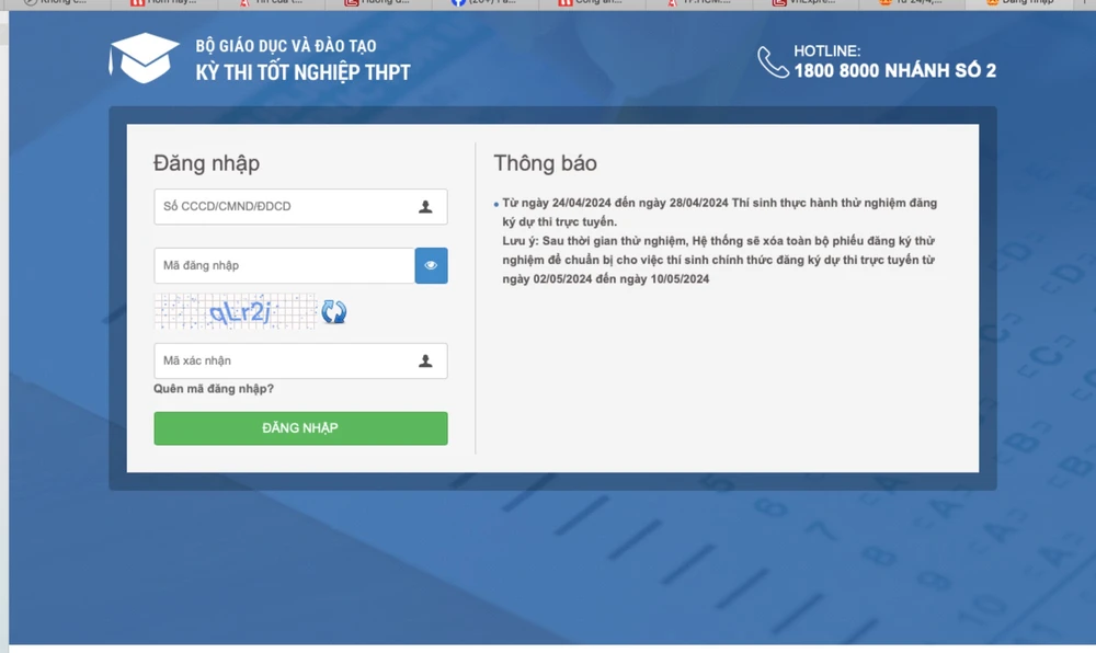 thi tốt nghiệp THPT