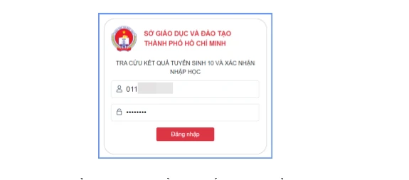 xác nhận nhập học