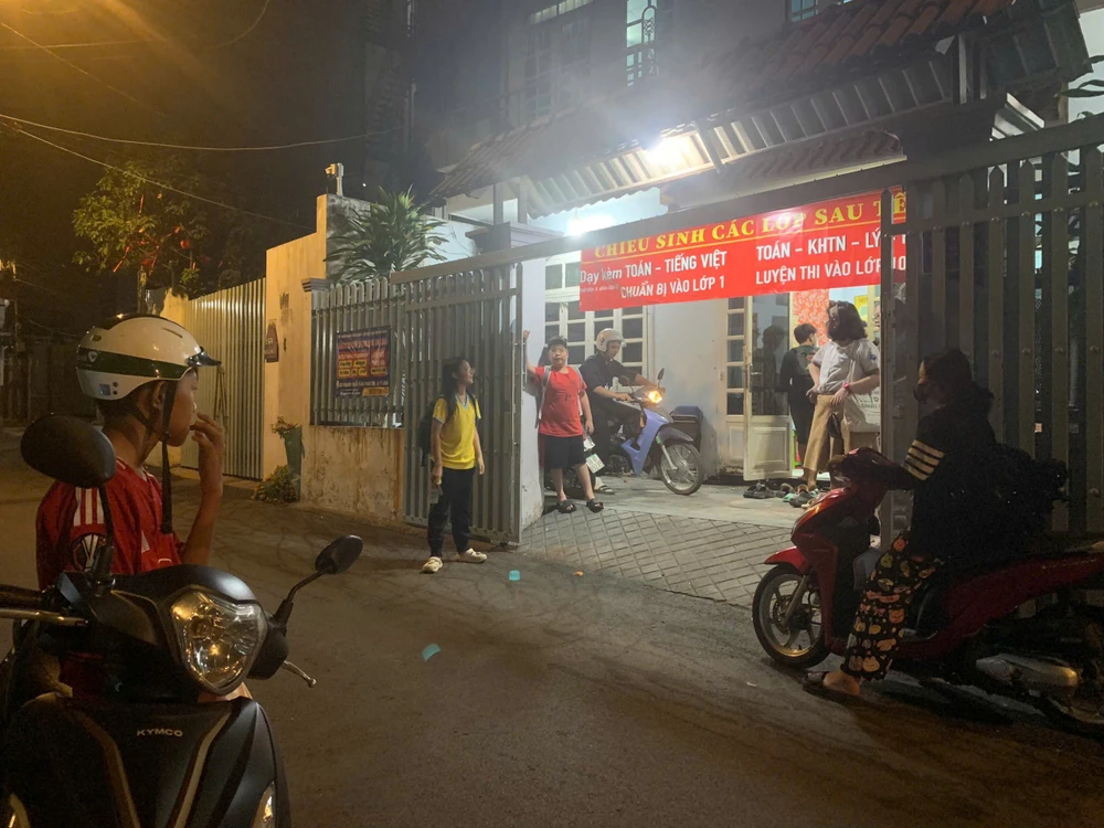 quản lý dạy thêm học thêm