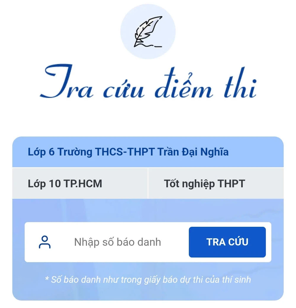 điểm thi tốt nghiệp THPT