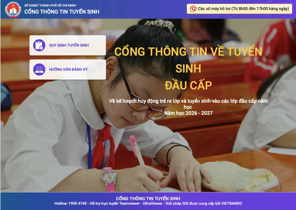 tuyển sinh đầu cấp