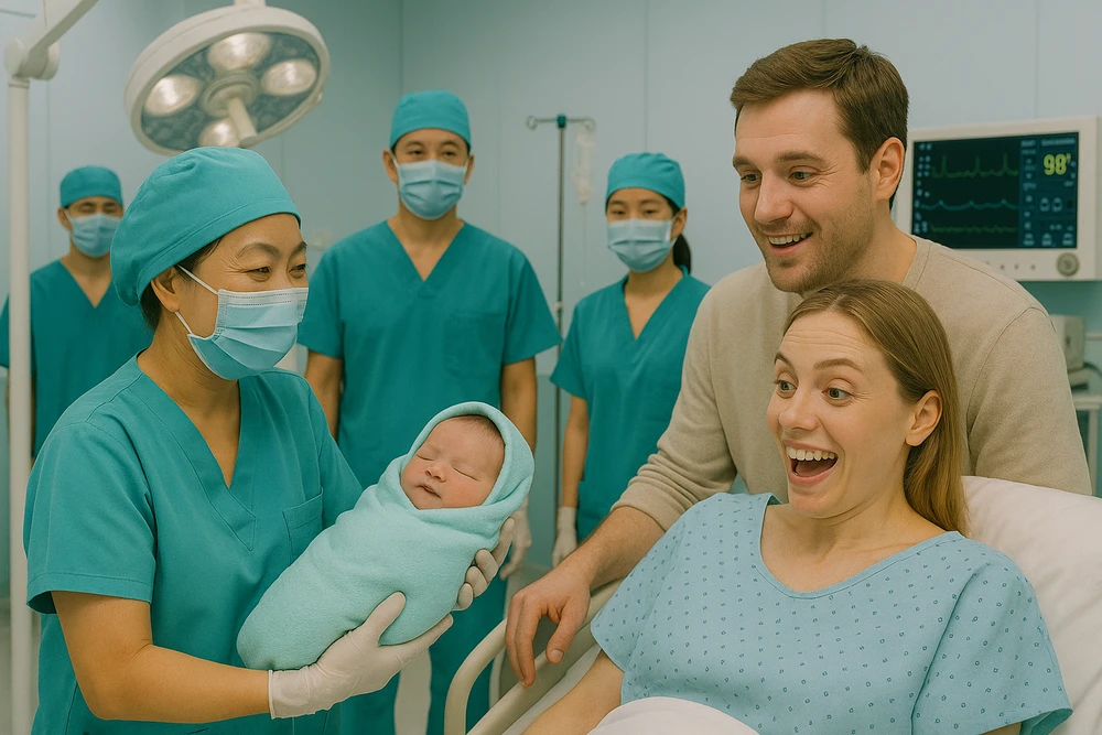 sinh con tại Việt Nam