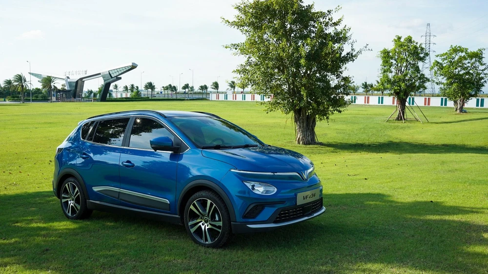 Tổng số xe VF e34 xuất xưởng từ đầu năm đến nay đạt 911 xe.