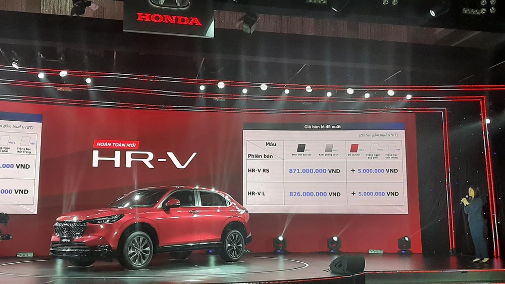 Honda HR-V thế hệ mới vừa được ra mắt ngày hôm nay (15-6).