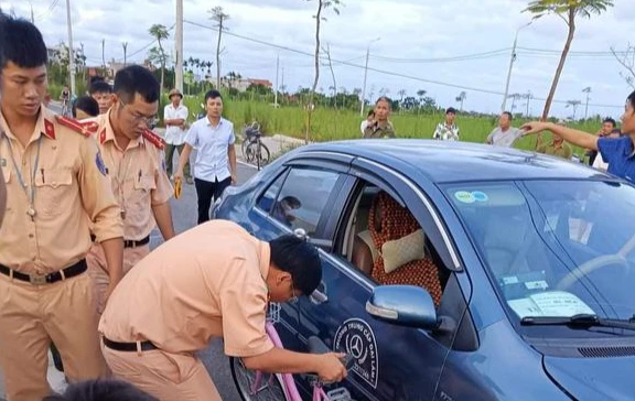 Vụ tai nạn khiến một bé gái tử vong. Ảnh: MXH