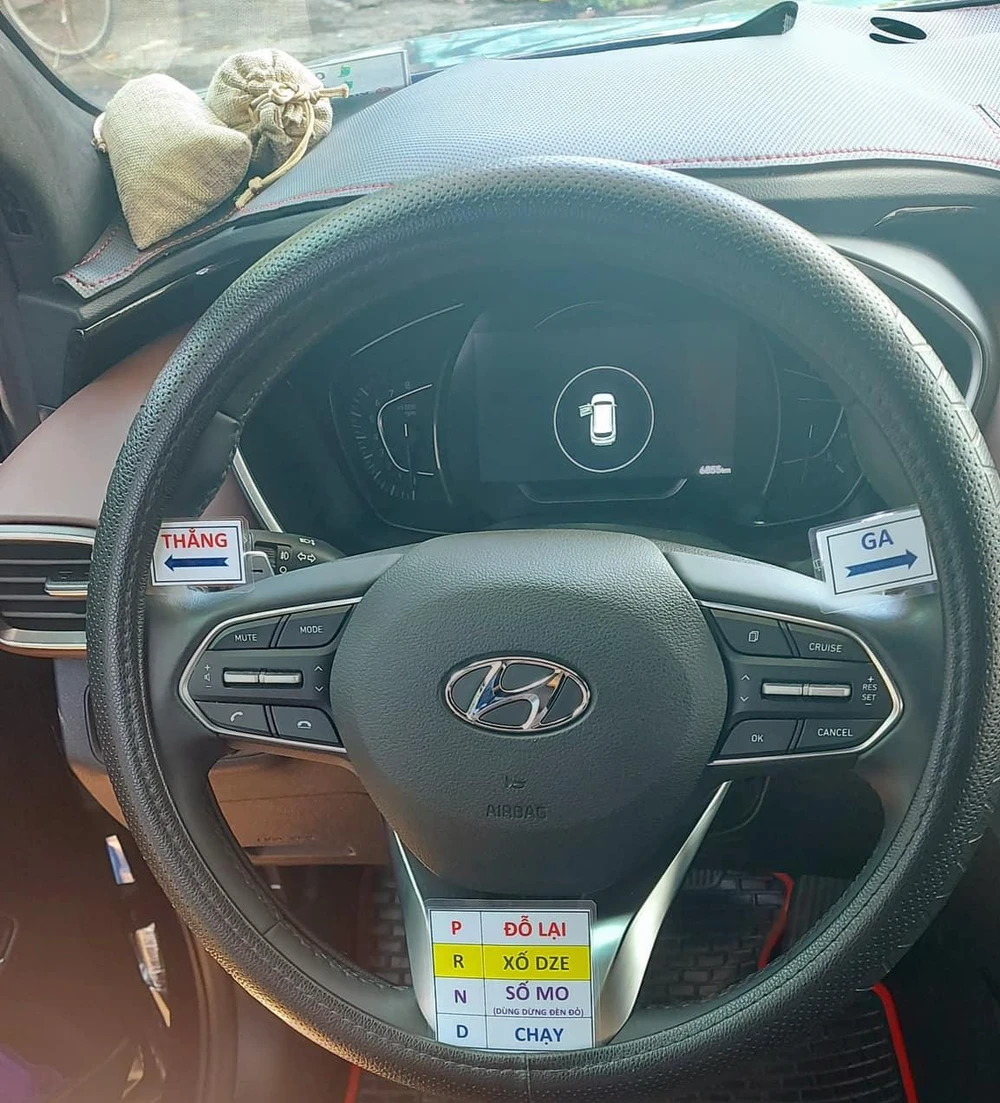 Hình ảnh được người chồng chia sẻ trên một hội nhóm ô tô. Ảnh: MXH