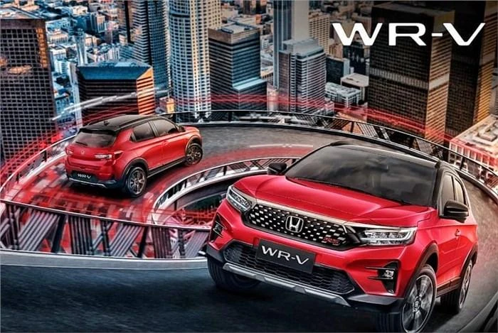 Honda WR-V sẽ cạnh tranh trực tiếp với Hyundai Creta và Kia Seltos. Ảnh: Autocarindia Honda WR-V sẽ cạnh tranh trực tiếp với Hyundai Creta và Kia Seltos. Ảnh: Autocarindia