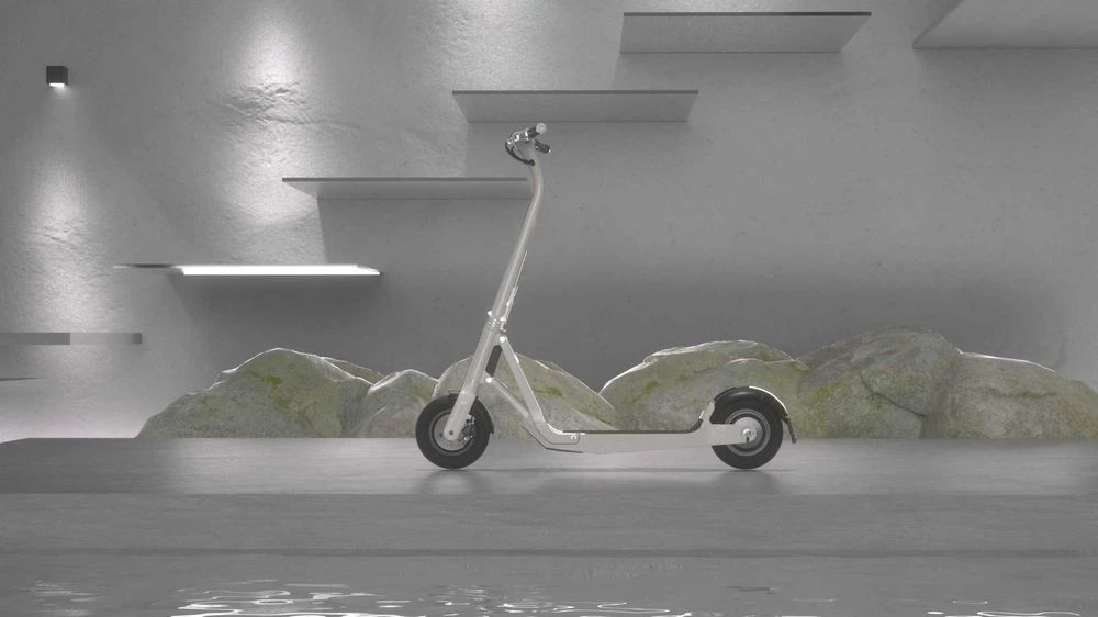 Chiếc xe cung cấp phạm vi 50 km. Ảnh: Motor1