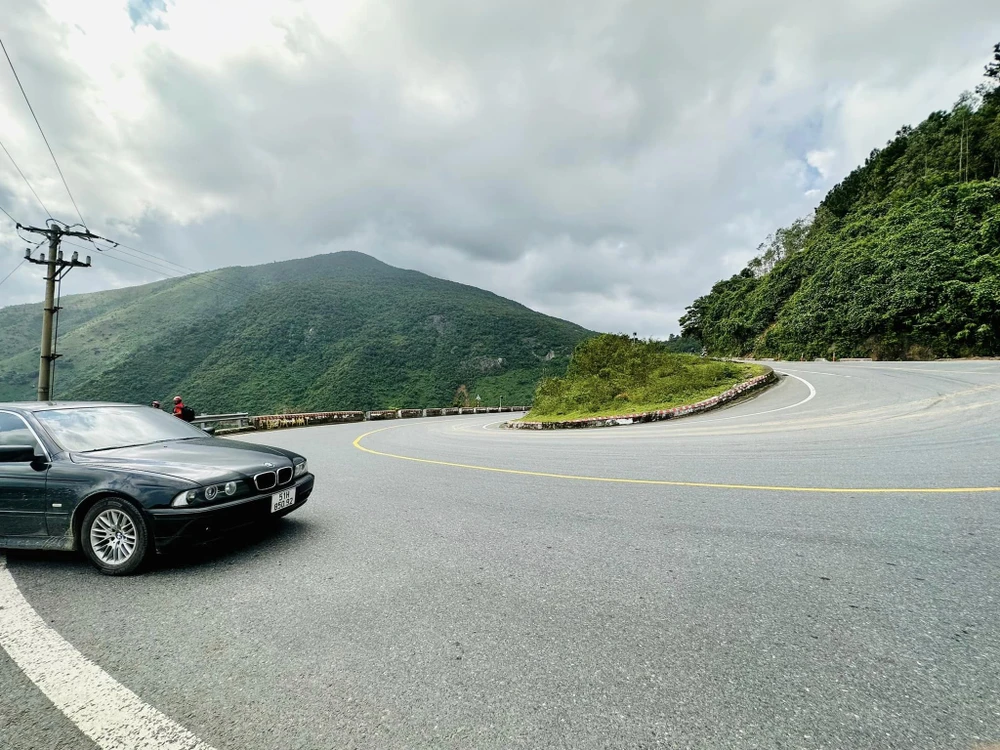 Chuyến đi này khiến anh Tài phải leo khá nhiều đèo.