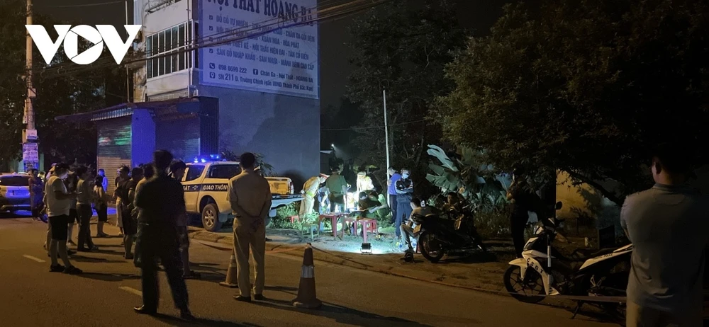 Hiện trường vụ việc. Ảnh: VOV