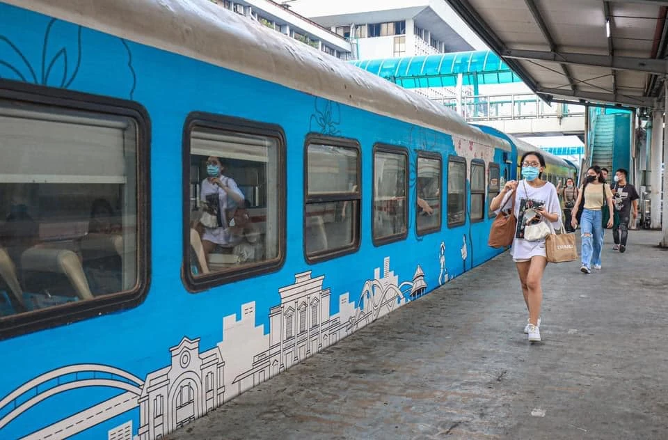 Dịp lễ 2-9, ngành đường sắt tăng cường nhiều tuyến tàu ở cả khu vực Bắc và Nam. Ảnh: ĐS