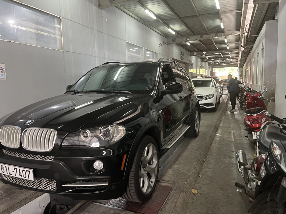 Dây chuyền bị tạm ngưng tại chi nhánh Trung tâm đăng kiểm 50-05V đã hoạt động lại.