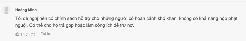 nộp phạt nguội