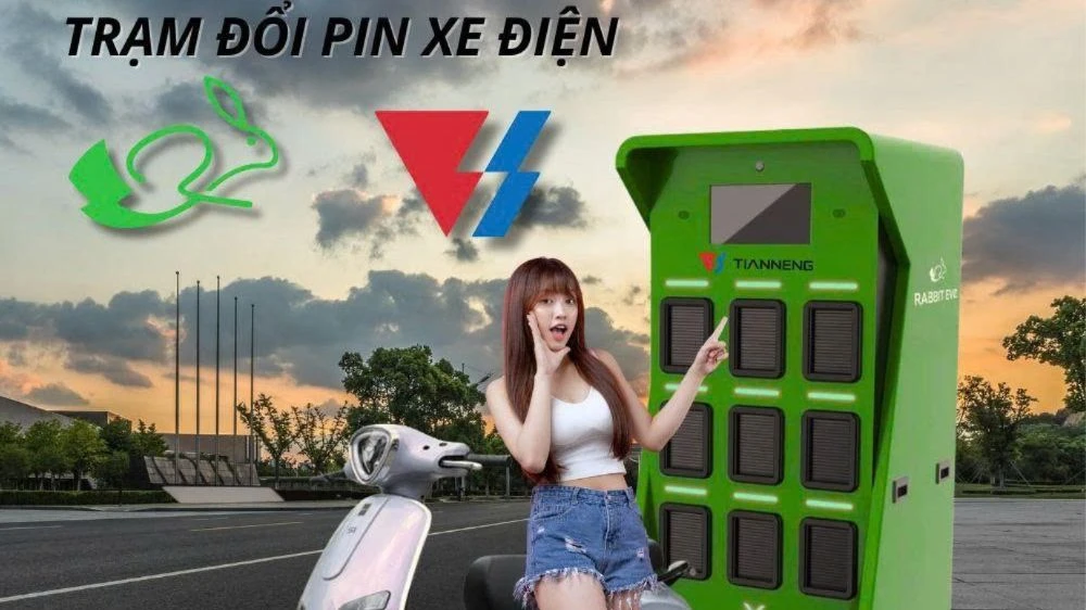 trạm đổi pin xe điện