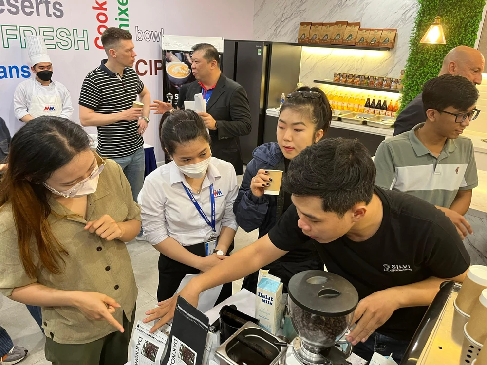 Cà phê Ý được quảng bá tại sự kiện